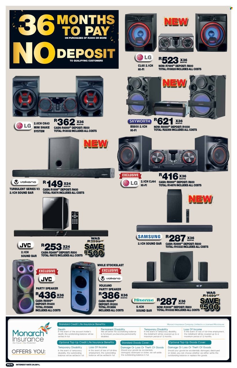 LEWIS specials - From Monday 10 Aug 2026