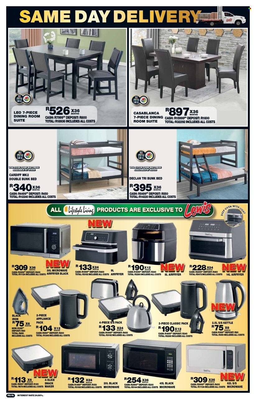 LEWIS specials - From Monday 10 Aug 2026