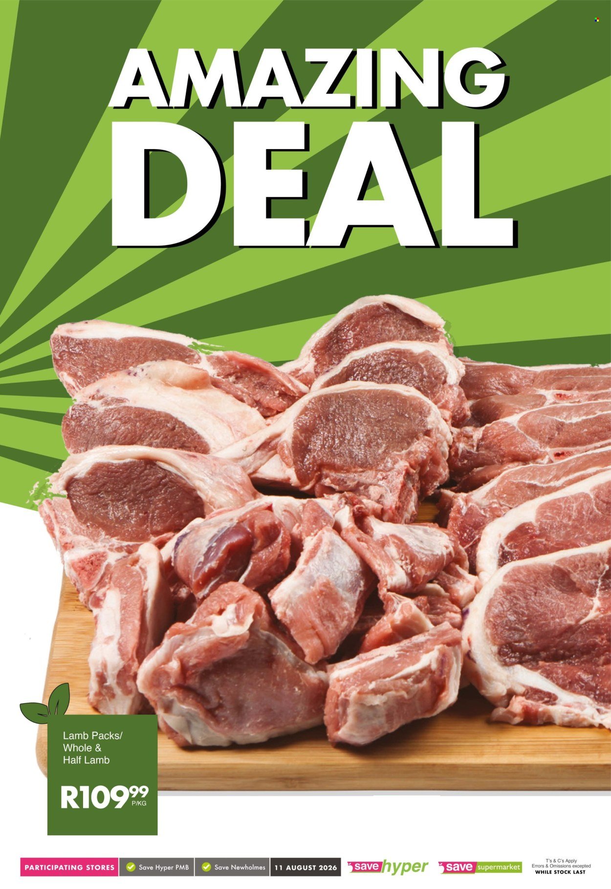SAVE specials - From Tuesday 11 Aug 2026