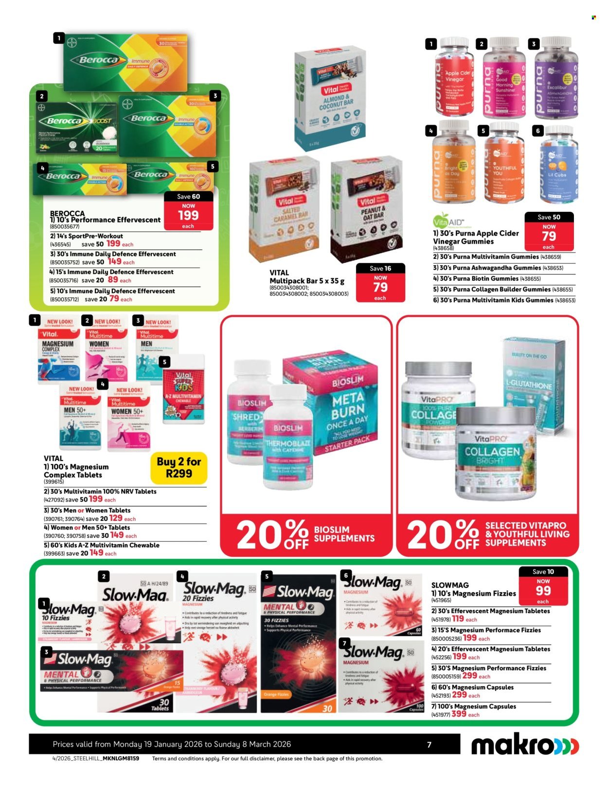 MAKRO specials - back to health (2026-01-19 - 2026-03-08) | 7