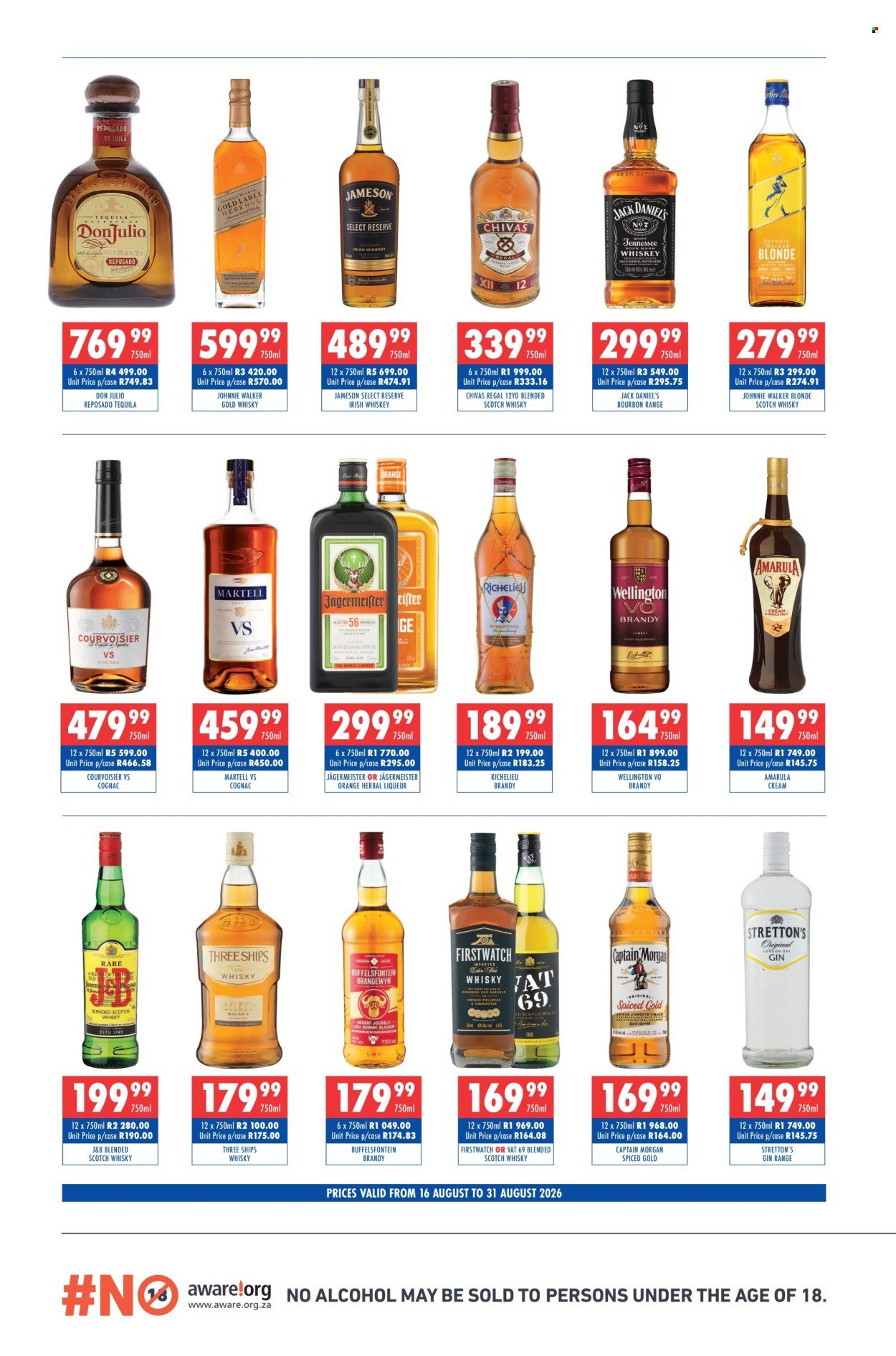 ULTRA LIQUORS specials - From Sunday 16 Aug 2026