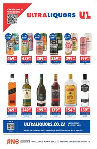 ULTRA LIQUORS specials - From Sunday 16 Aug 2026