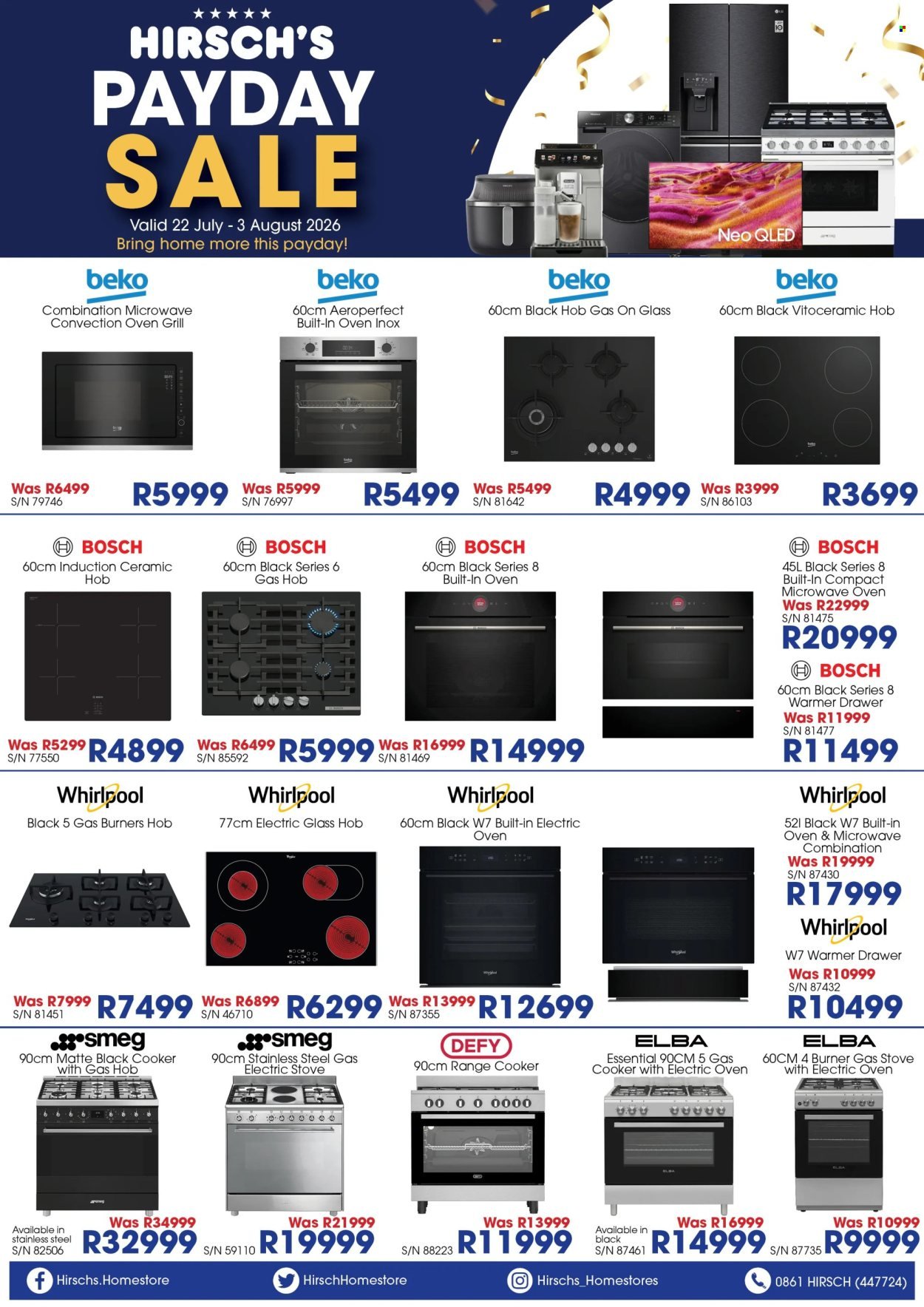 HIRSCH'S specials - From Wednesday 22 Jul 2026