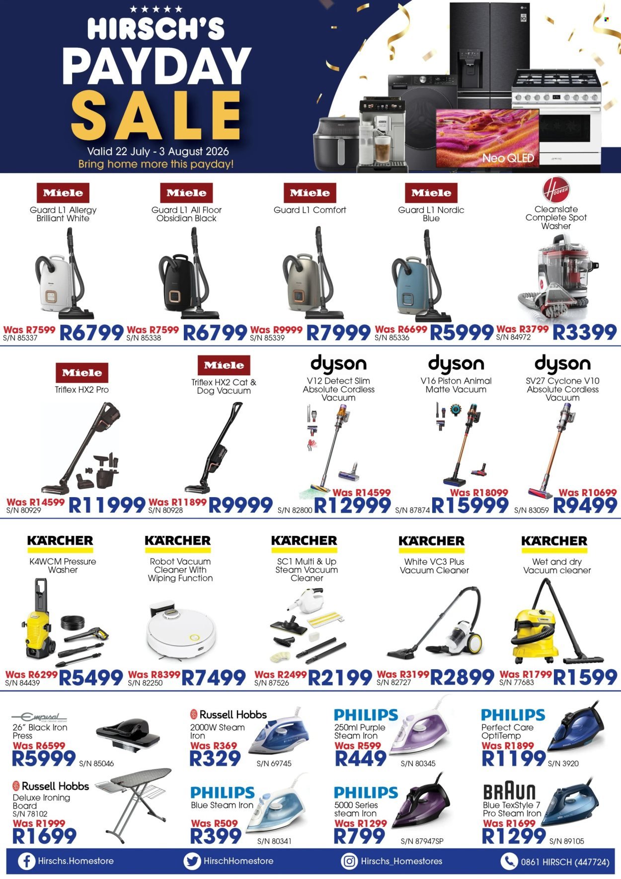 HIRSCH'S specials - From Wednesday 22 Jul 2026