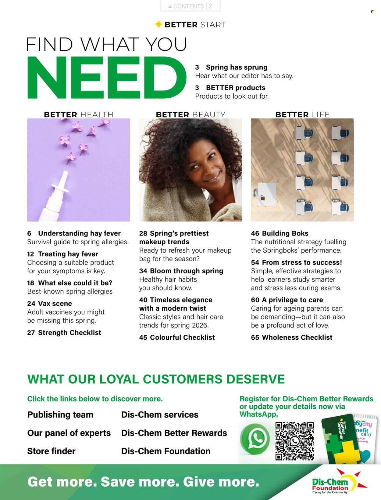 DIS-CHEM specials - Better Magazine