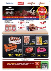 JUMBO CASH & CARRY specials - From Thursday 24 Sept 2026