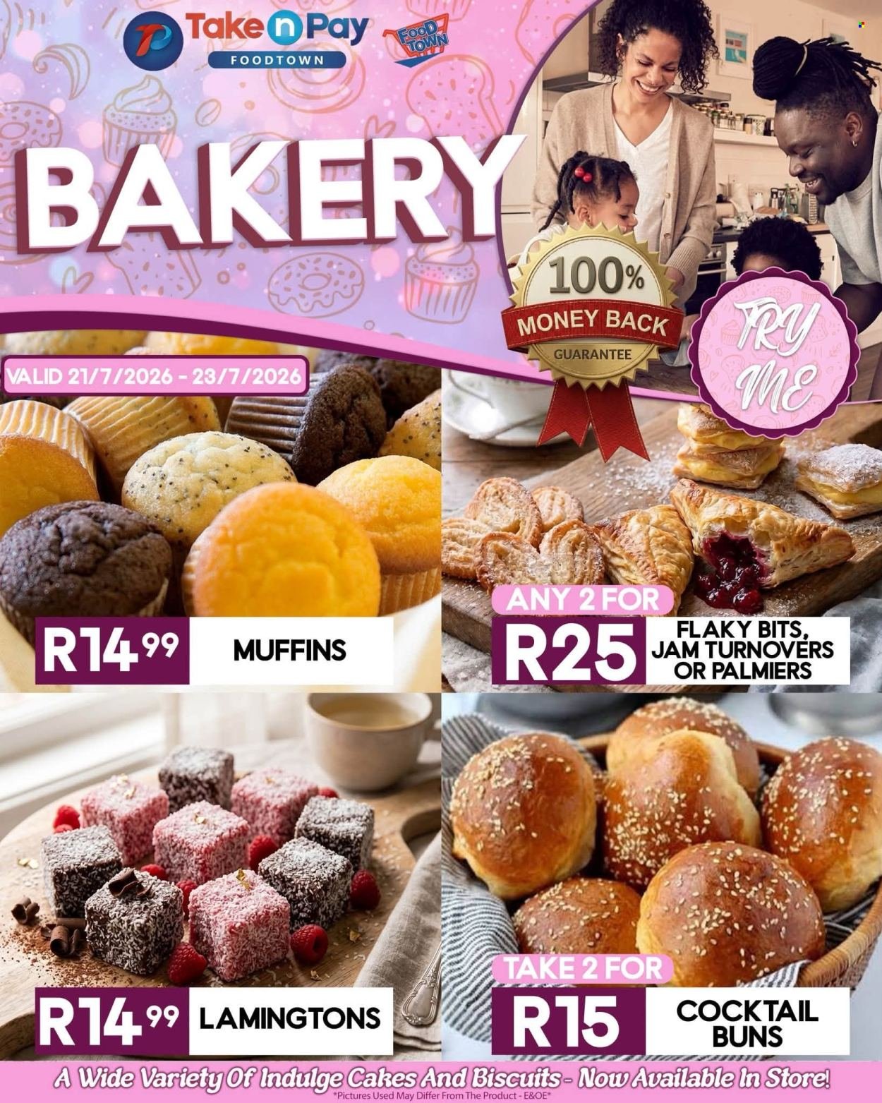 TAKE N PAY specials - From Tuesday 21 Jul 2026
