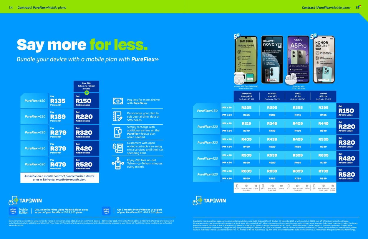 TELKOM specials - From Sunday 5 Oct 2025 (2025-10-05 - 2025-11-30) | 17