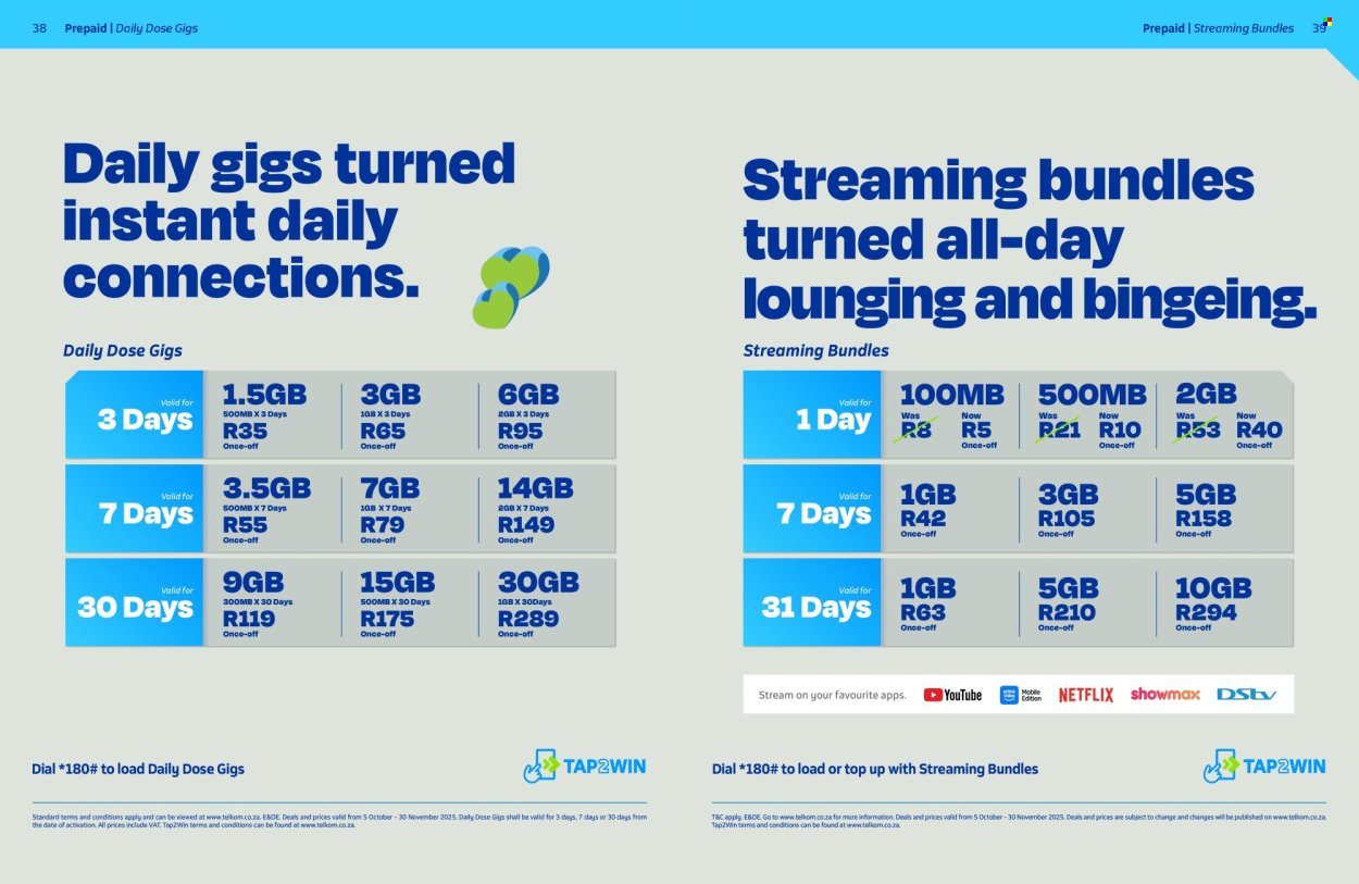 TELKOM specials - From Sunday 5 Oct 2025 (2025-10-05 - 2025-11-30) | 19
