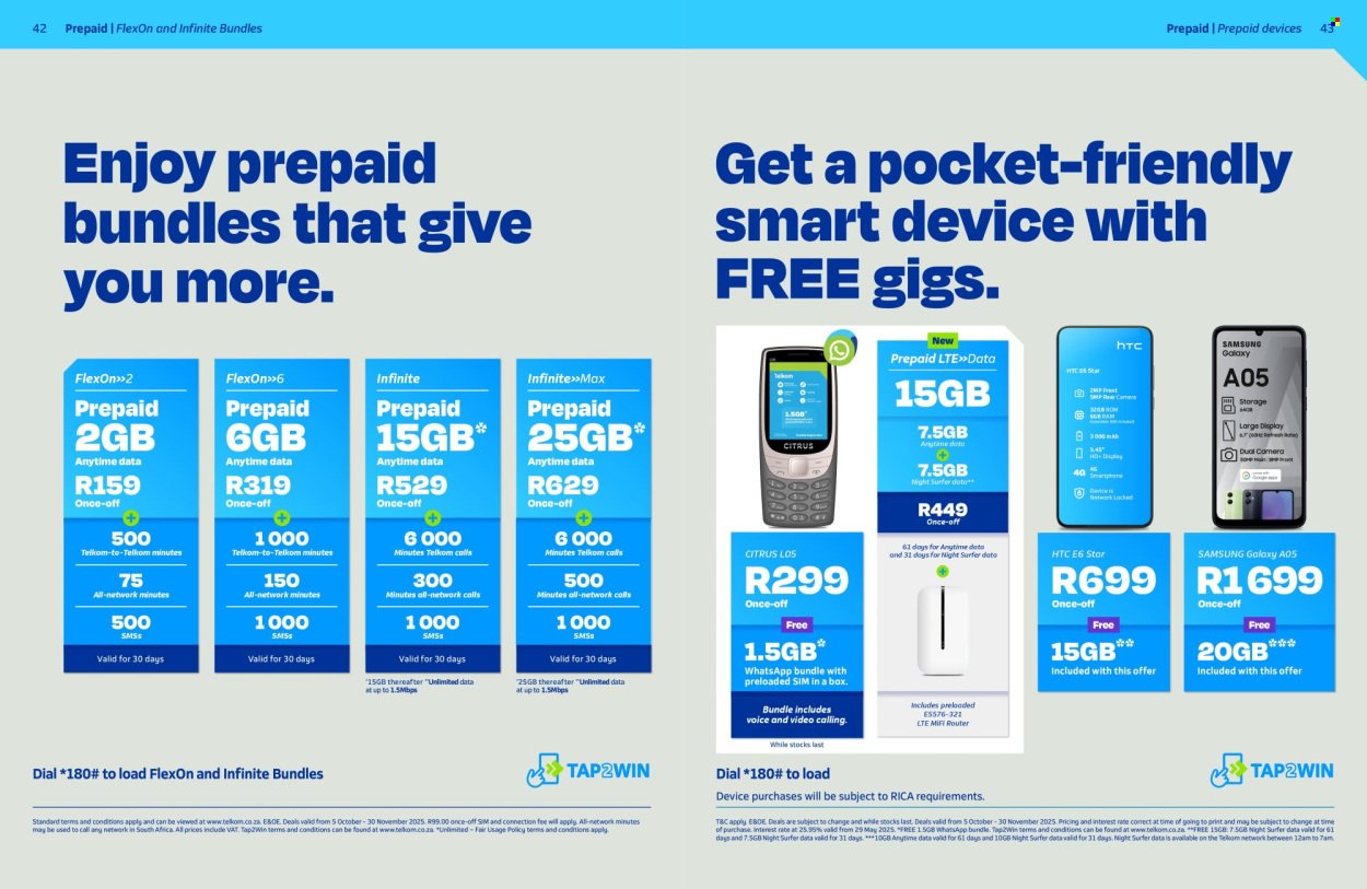 TELKOM specials - From Sunday 5 Oct 2025 (2025-10-05 - 2025-11-30) | 21