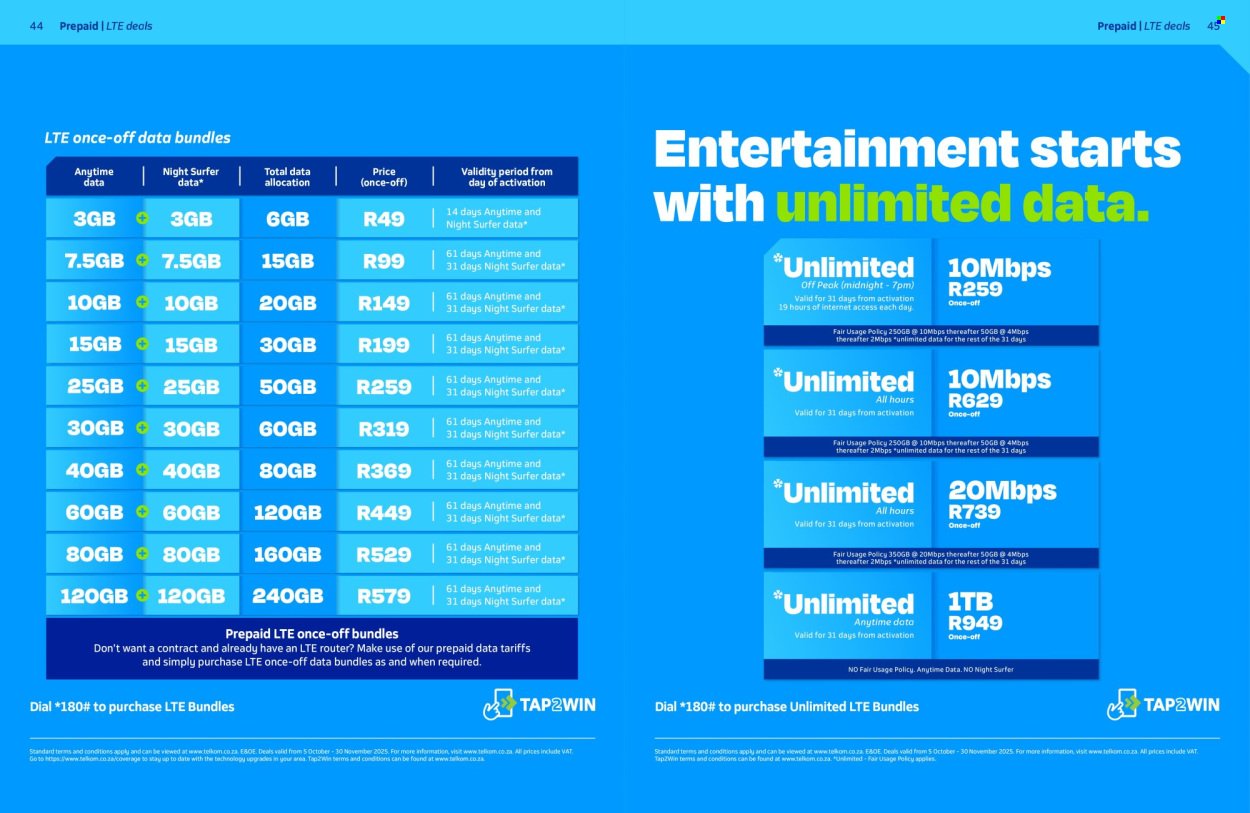 TELKOM specials - From Sunday 5 Oct 2025 (2025-10-05 - 2025-11-30) | 22