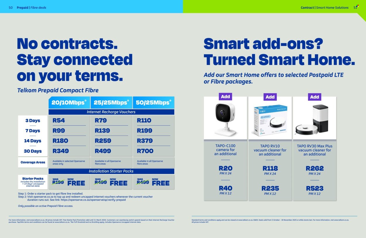 TELKOM specials - From Sunday 5 Oct 2025 (2025-10-05 - 2025-11-30) | 25