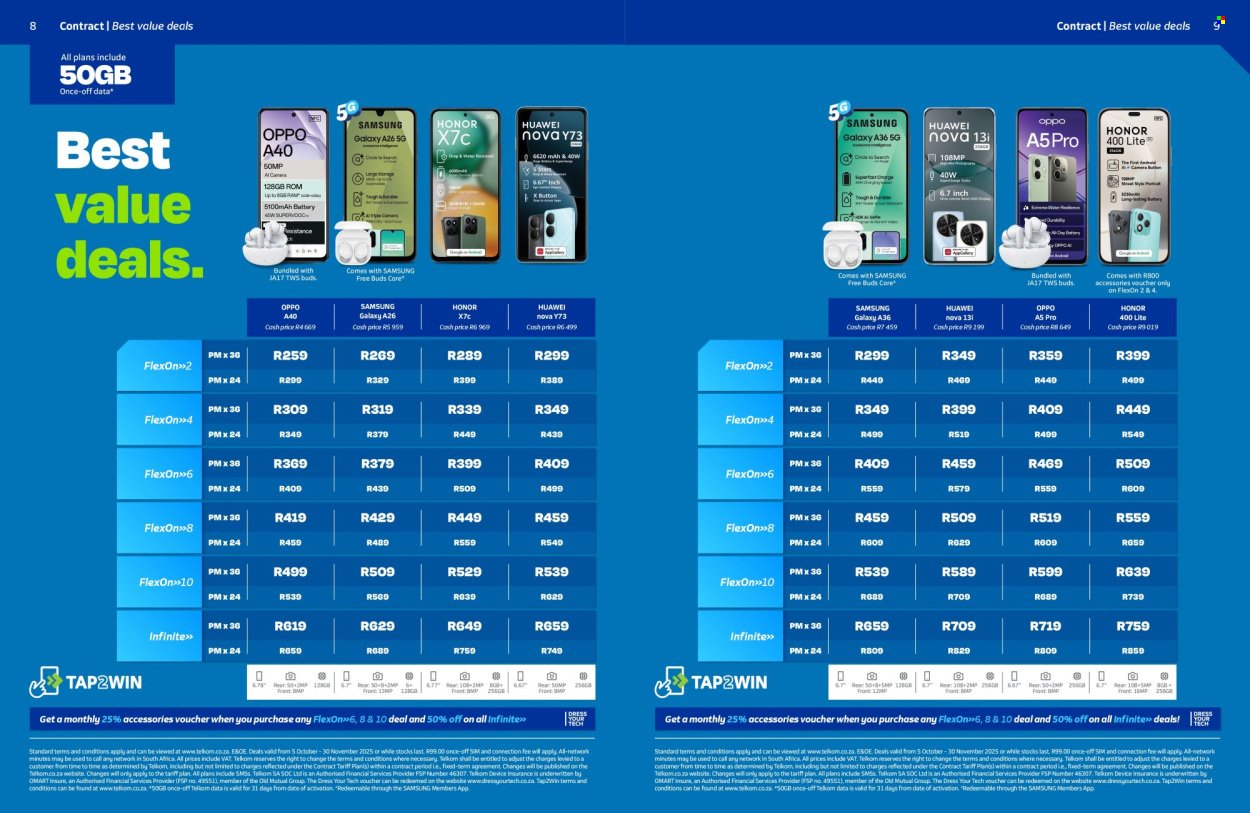 TELKOM specials - From Sunday 5 Oct 2025 (2025-10-05 - 2025-11-30) | 5