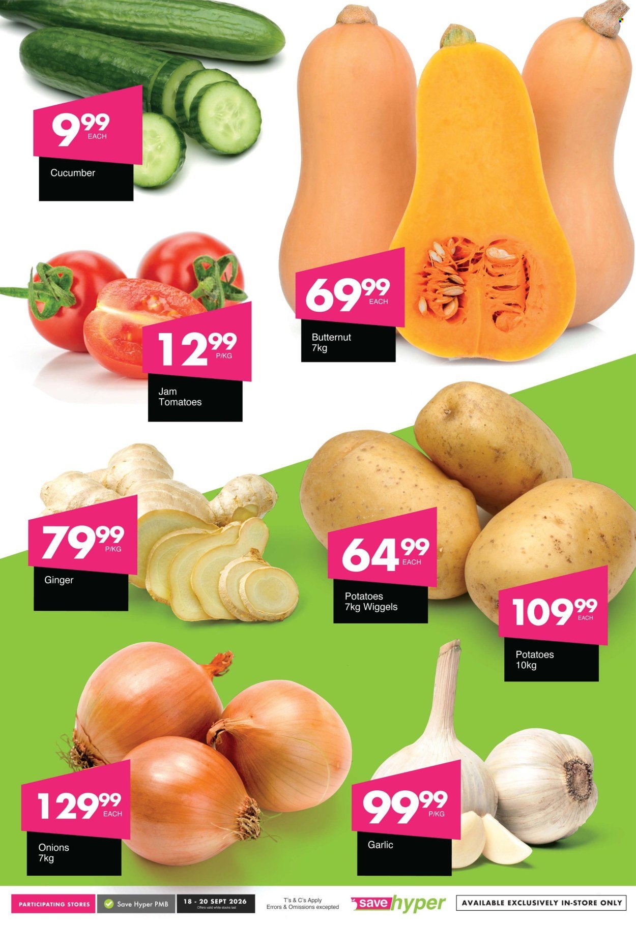 SAVE specials - From Friday 18 Sept 2026