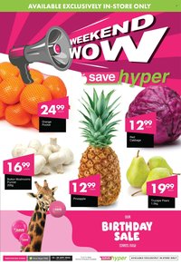 SAVE specials - From Friday 18 Sept 2026