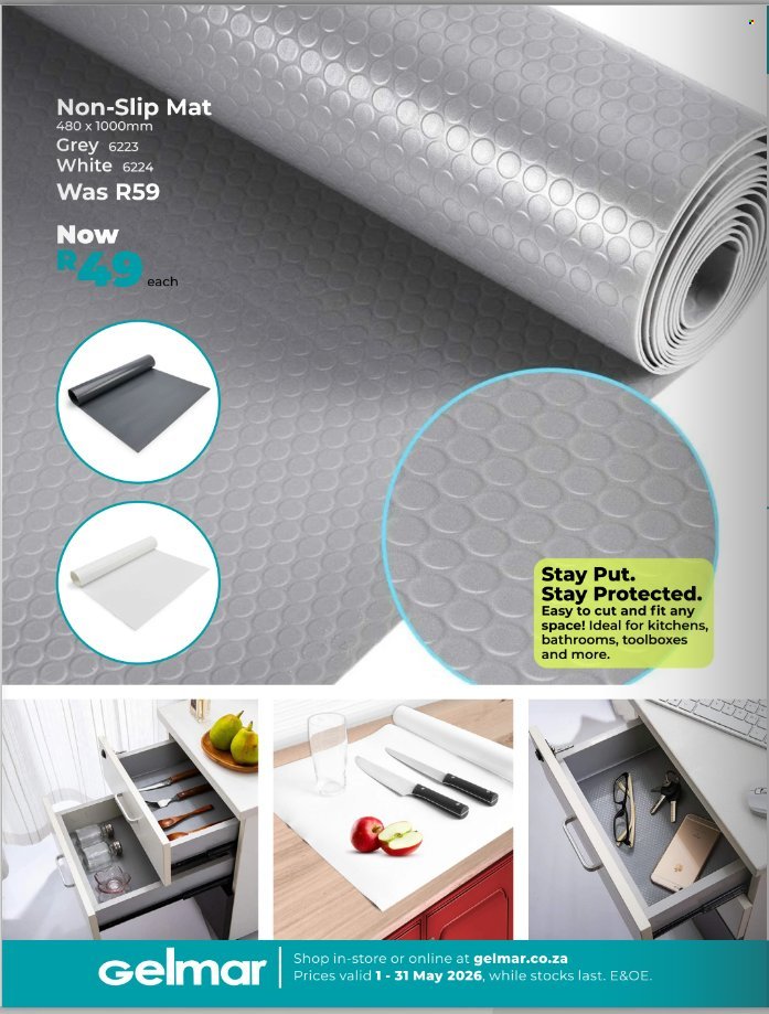 GELMAR specials - From Friday 1 May 2026