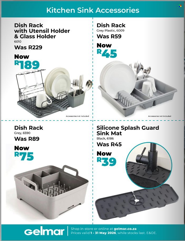GELMAR specials - From Friday 1 May 2026