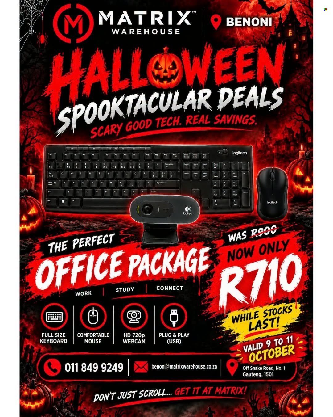 MATRIX WAREHOUSE specials - From Friday 9 Oct 2026