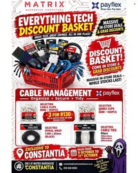 MATRIX WAREHOUSE specials - From Friday 9 Oct 2026