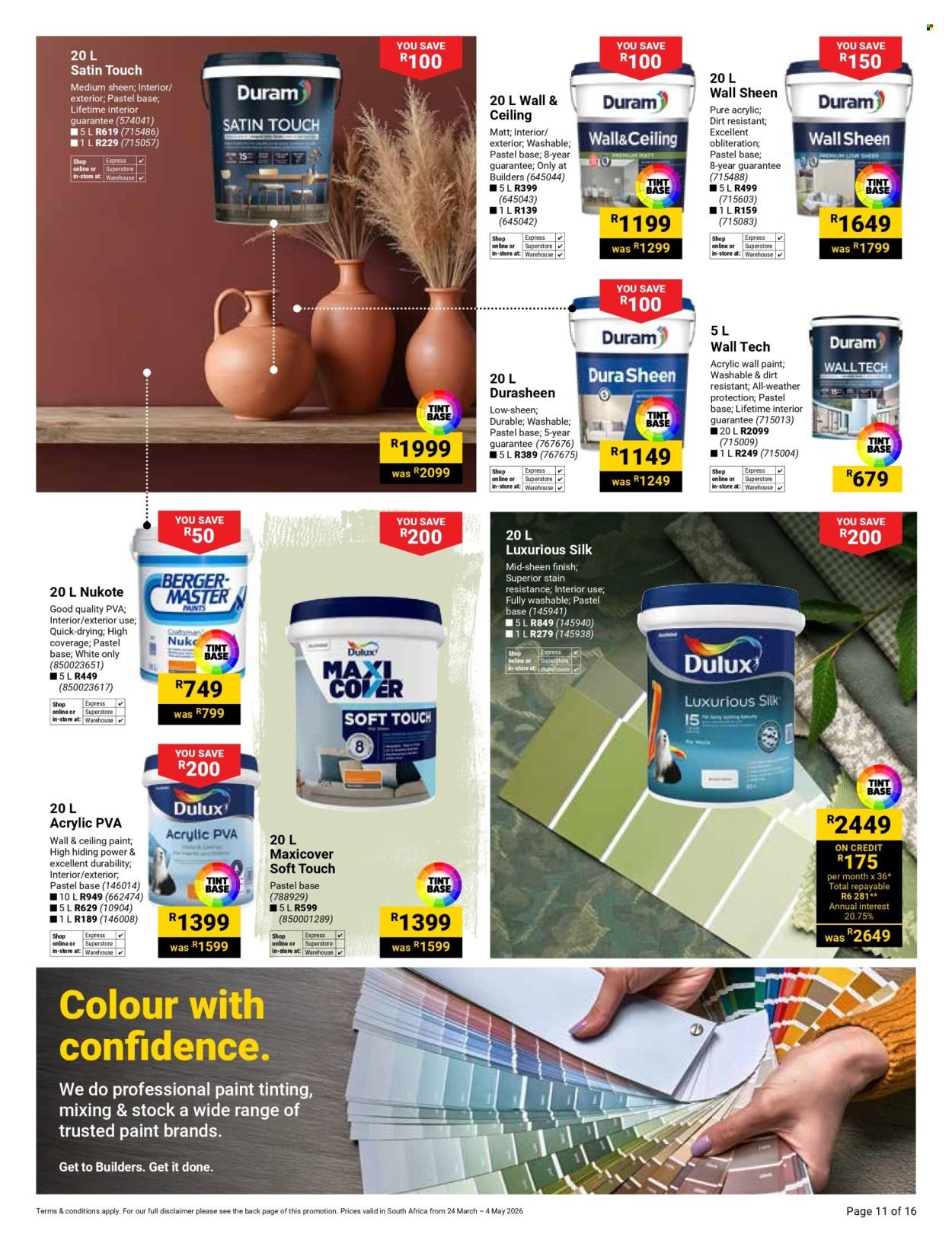 BUILDERS specials - Paint With Quality (2026-04-24 - 2026-05-04) | 11