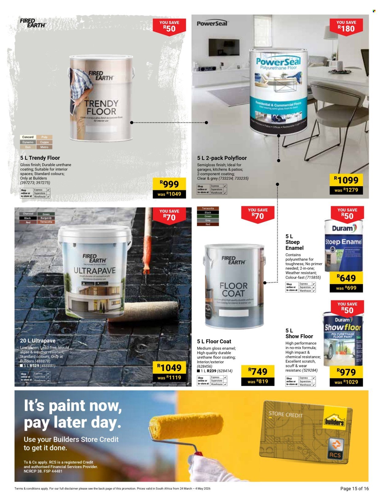 BUILDERS specials - Paint With Quality (2026-04-24 - 2026-05-04) | 15