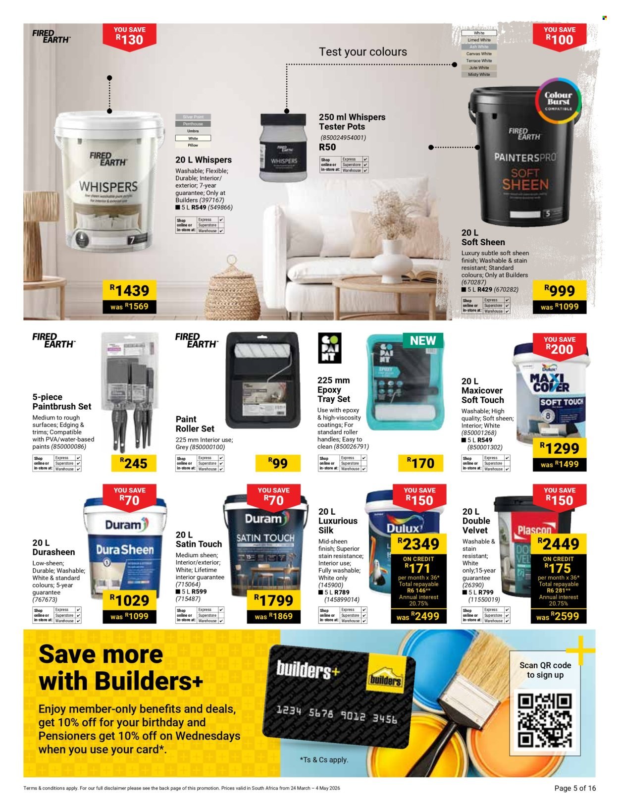 BUILDERS specials - Paint With Quality (2026-04-24 - 2026-05-04) | 5