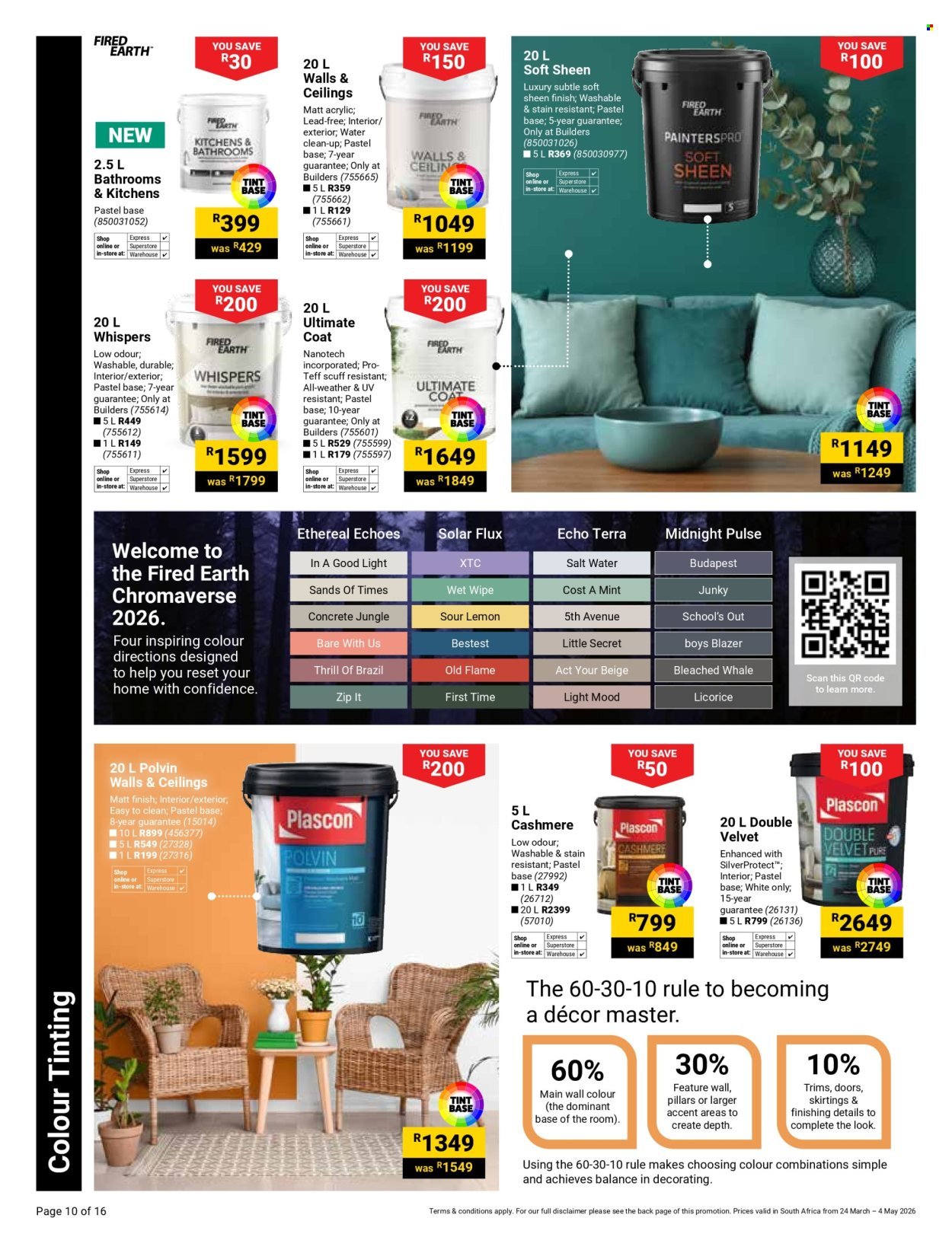 BUILDERS specials - Paint With Quality (2026-04-24 - 2026-05-04) | 10