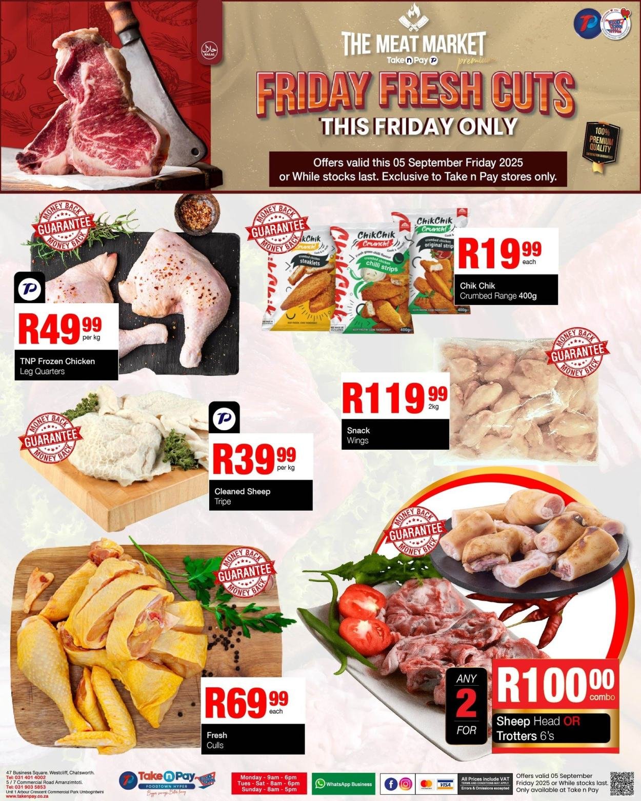 TAKE N PAY specials - From Friday 5 Sept 2025 (2025-09-05 - 2025-09-05) | 4