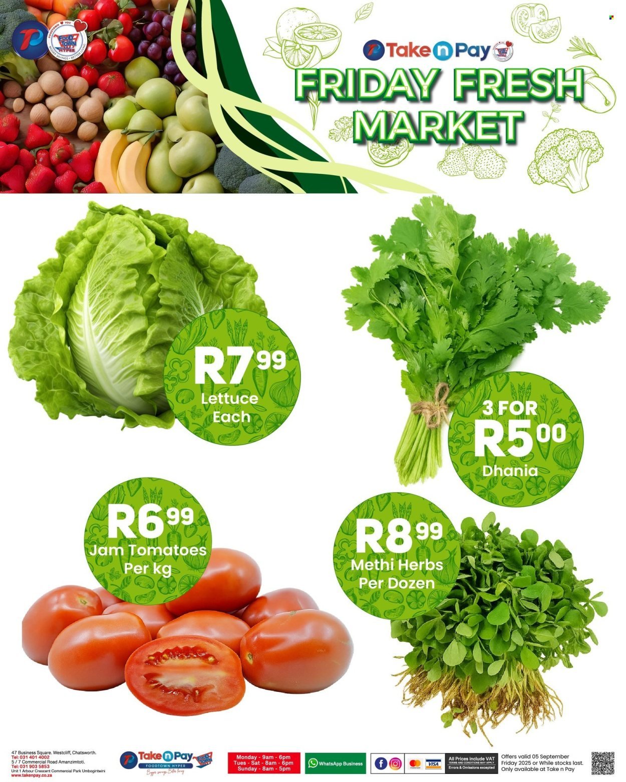 TAKE N PAY specials - From Friday 5 Sept 2025 (2025-09-05 - 2025-09-05) | 7