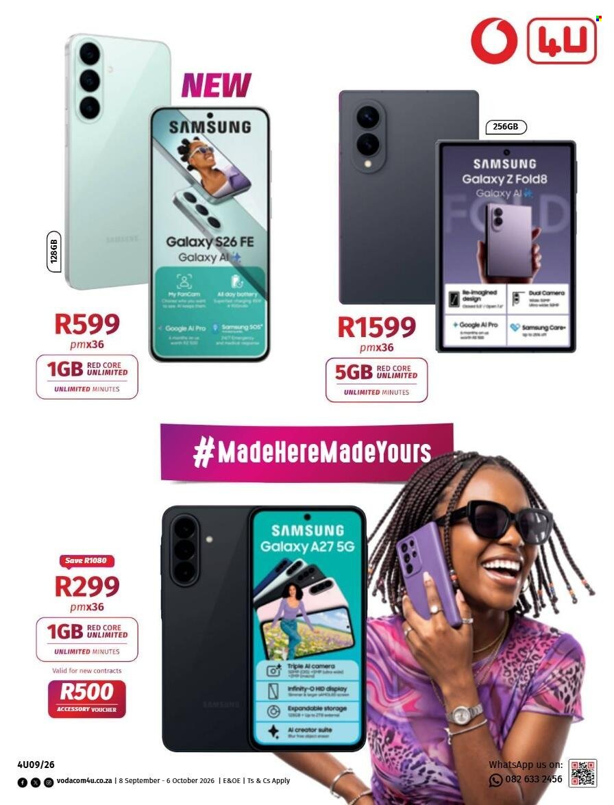 VODACOM specials - From Tuesday 8 Sept 2026