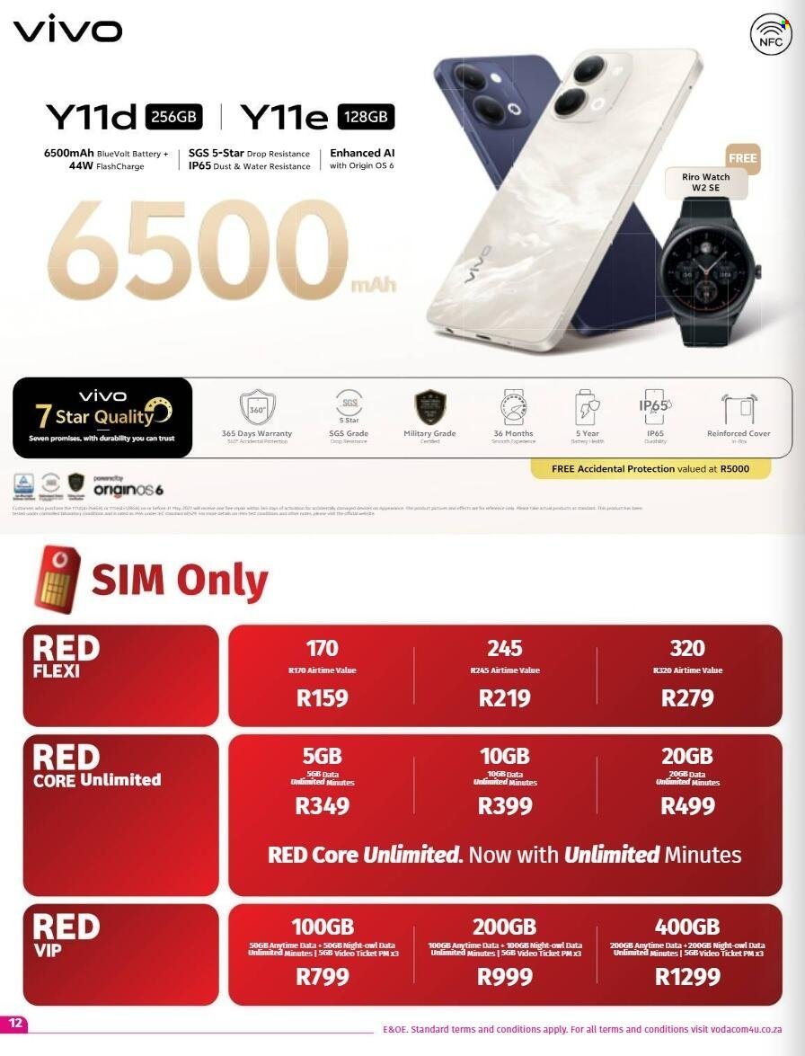 VODACOM specials - From Tuesday 8 Sept 2026