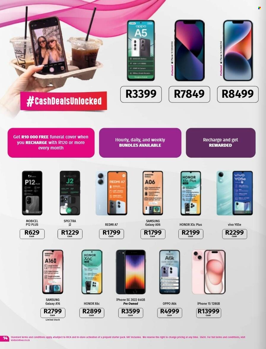 VODACOM specials - From Tuesday 8 Sept 2026