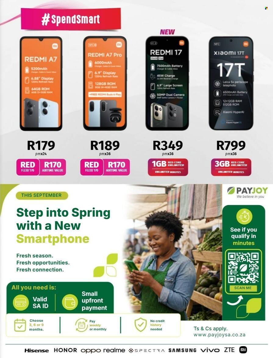 VODACOM specials - From Tuesday 8 Sept 2026