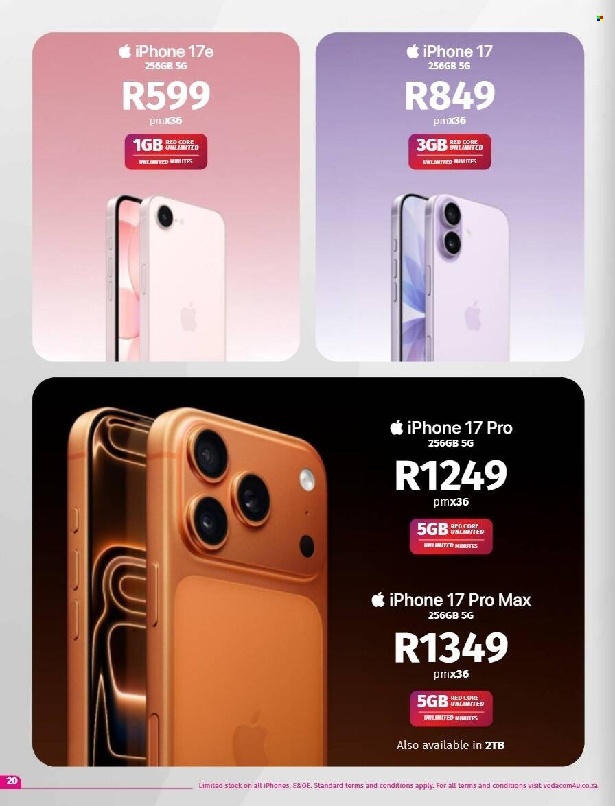 VODACOM specials - From Tuesday 8 Sept 2026