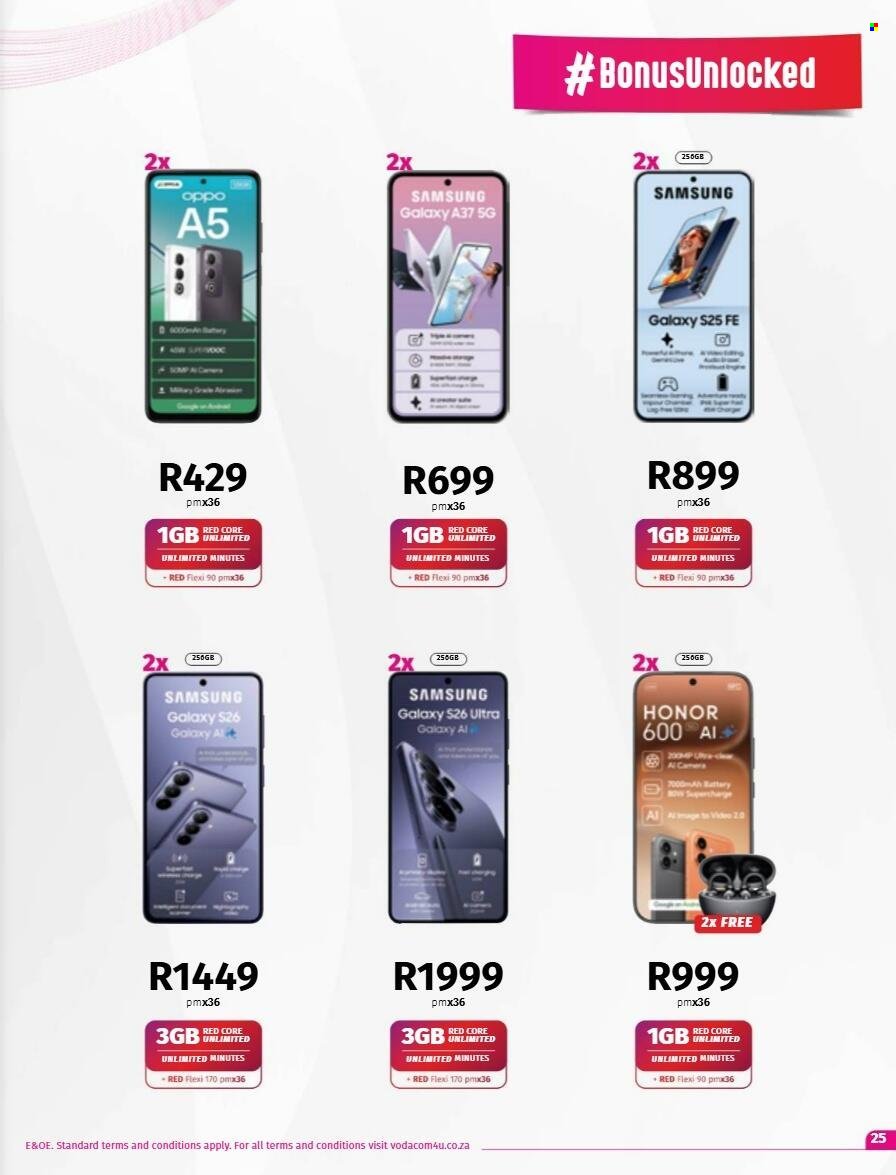 VODACOM specials - From Tuesday 8 Sept 2026
