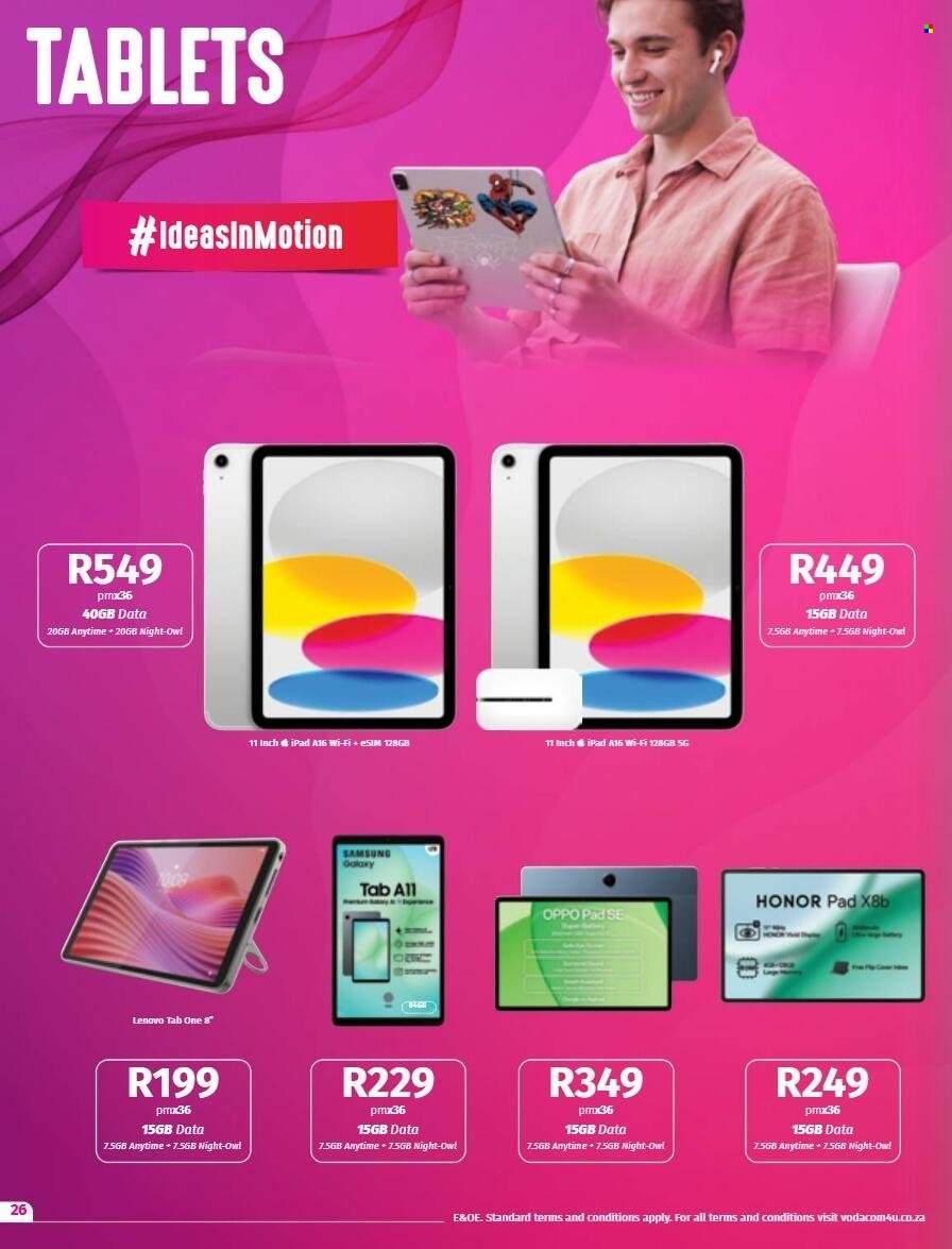 VODACOM specials - From Tuesday 8 Sept 2026