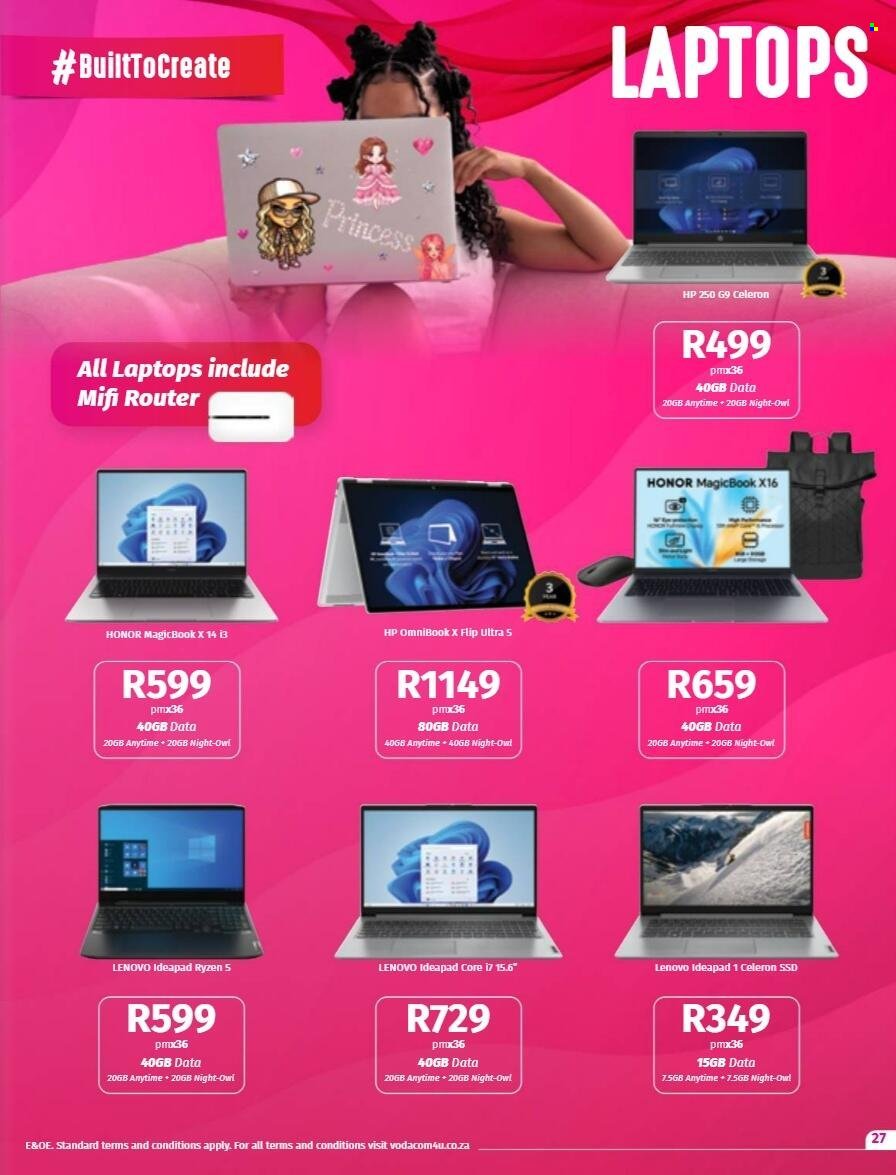 VODACOM specials - From Tuesday 8 Sept 2026