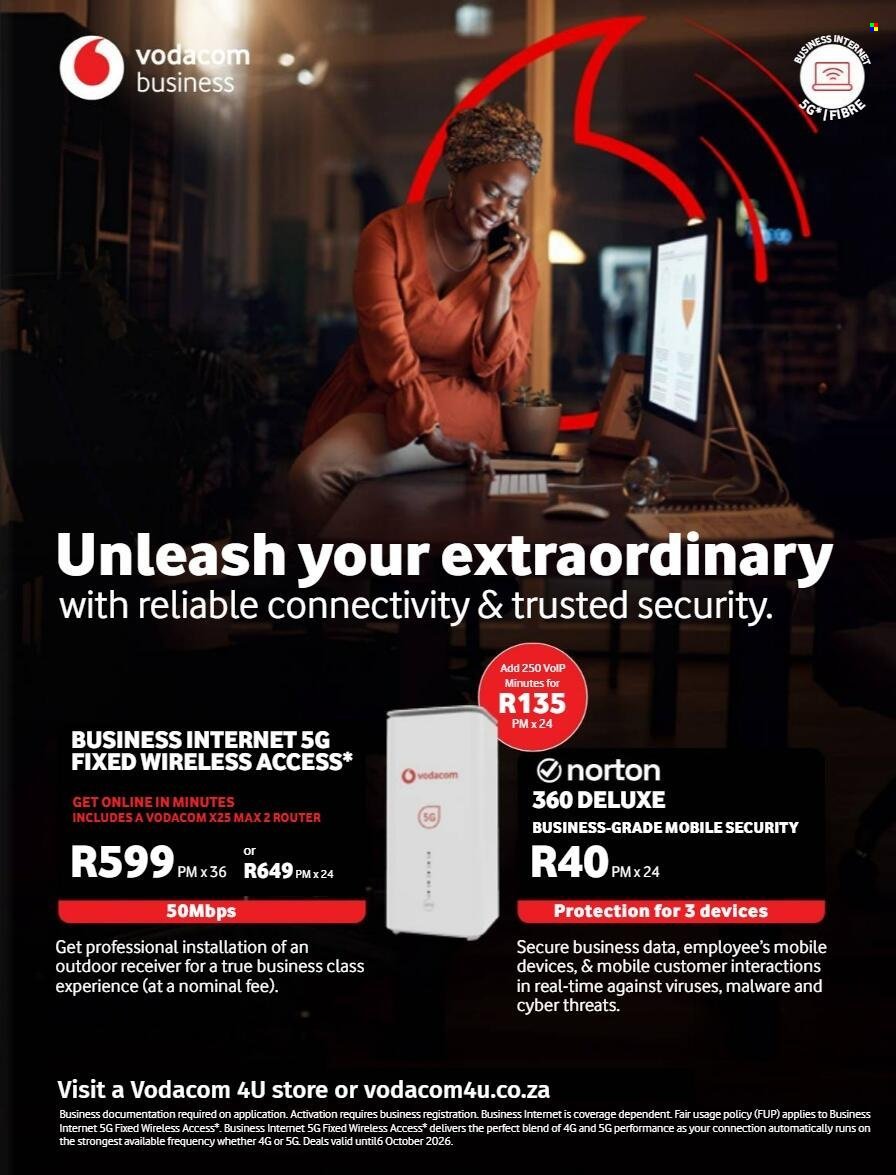 VODACOM specials - From Tuesday 8 Sept 2026