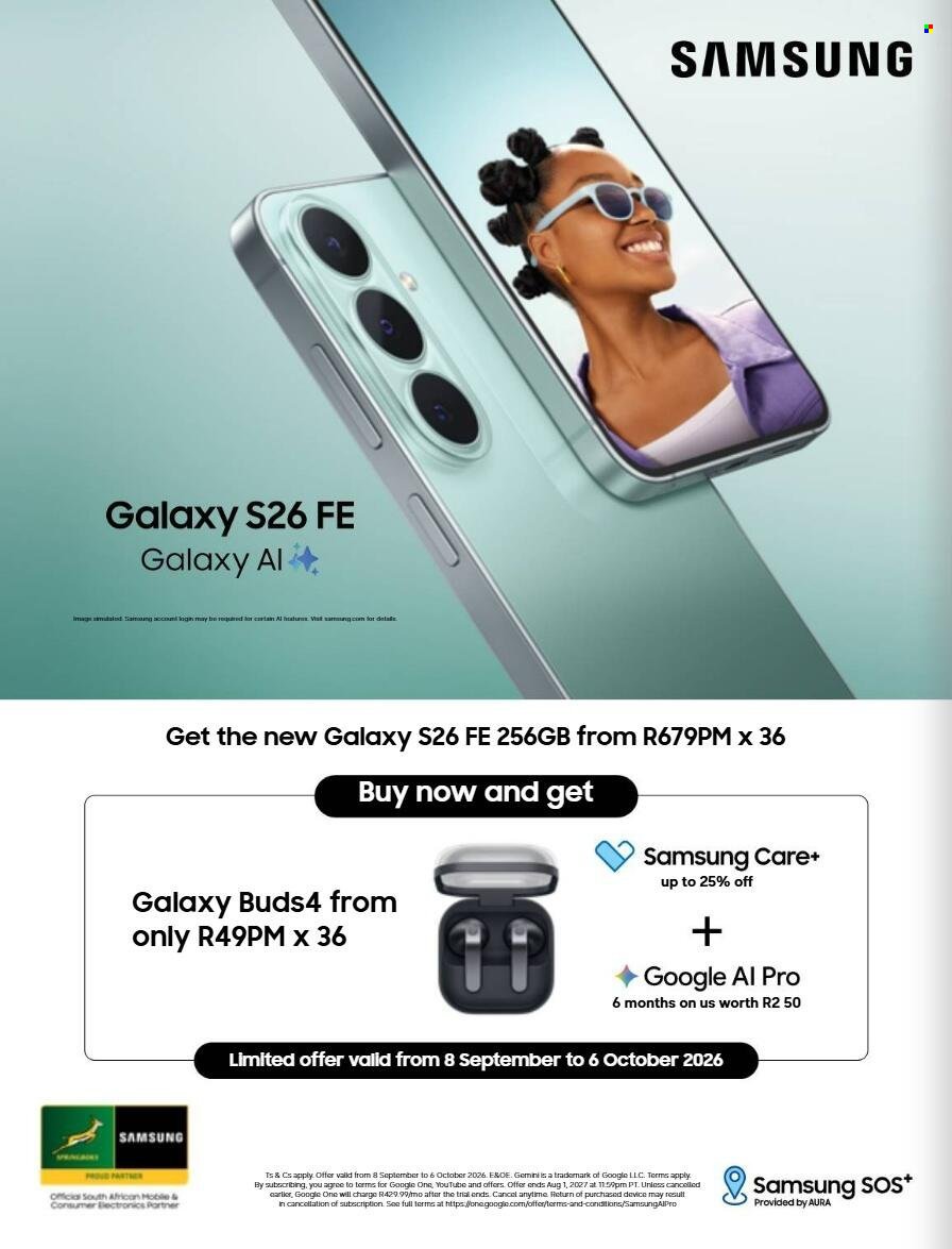 VODACOM specials - From Tuesday 8 Sept 2026