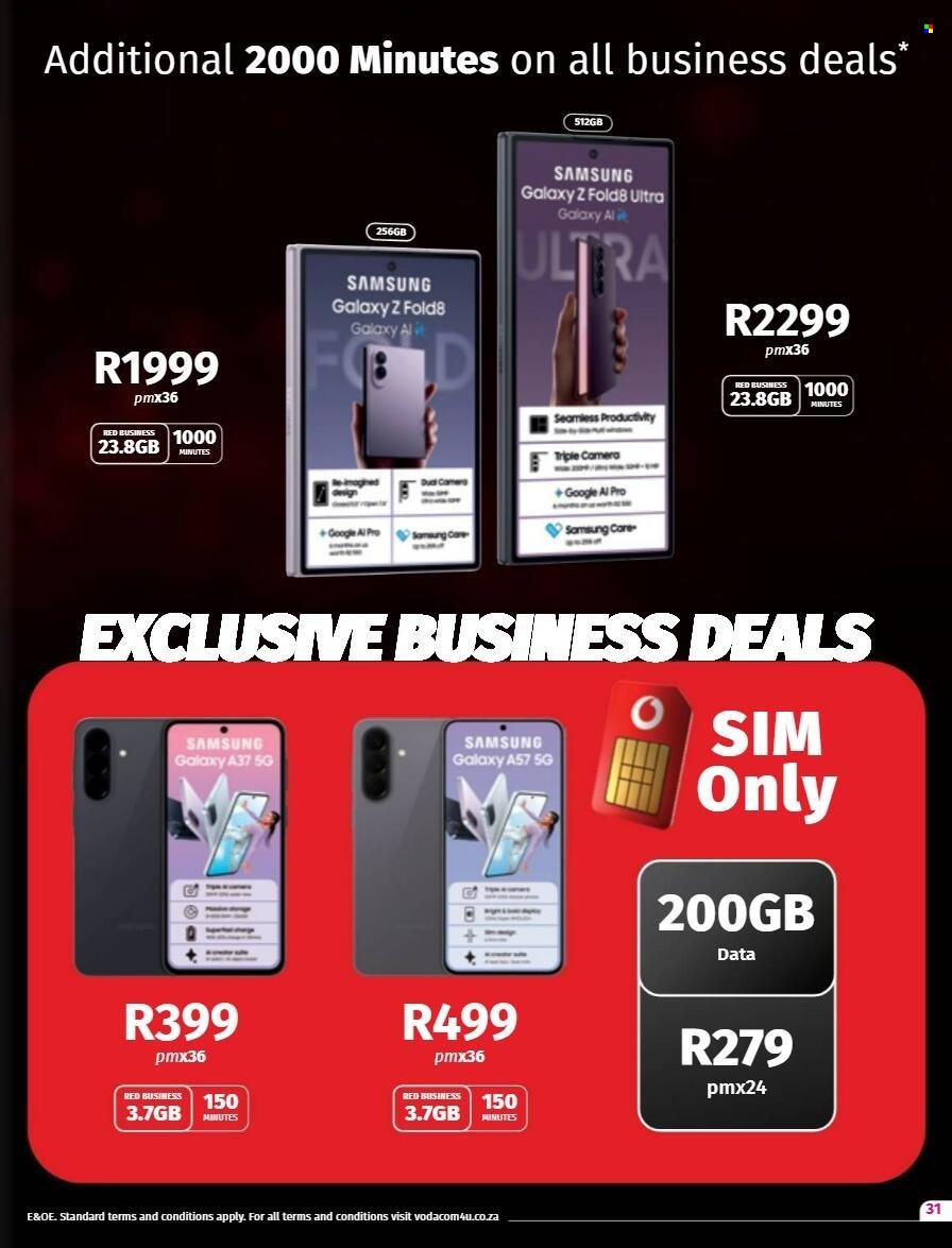 VODACOM specials - From Tuesday 8 Sept 2026