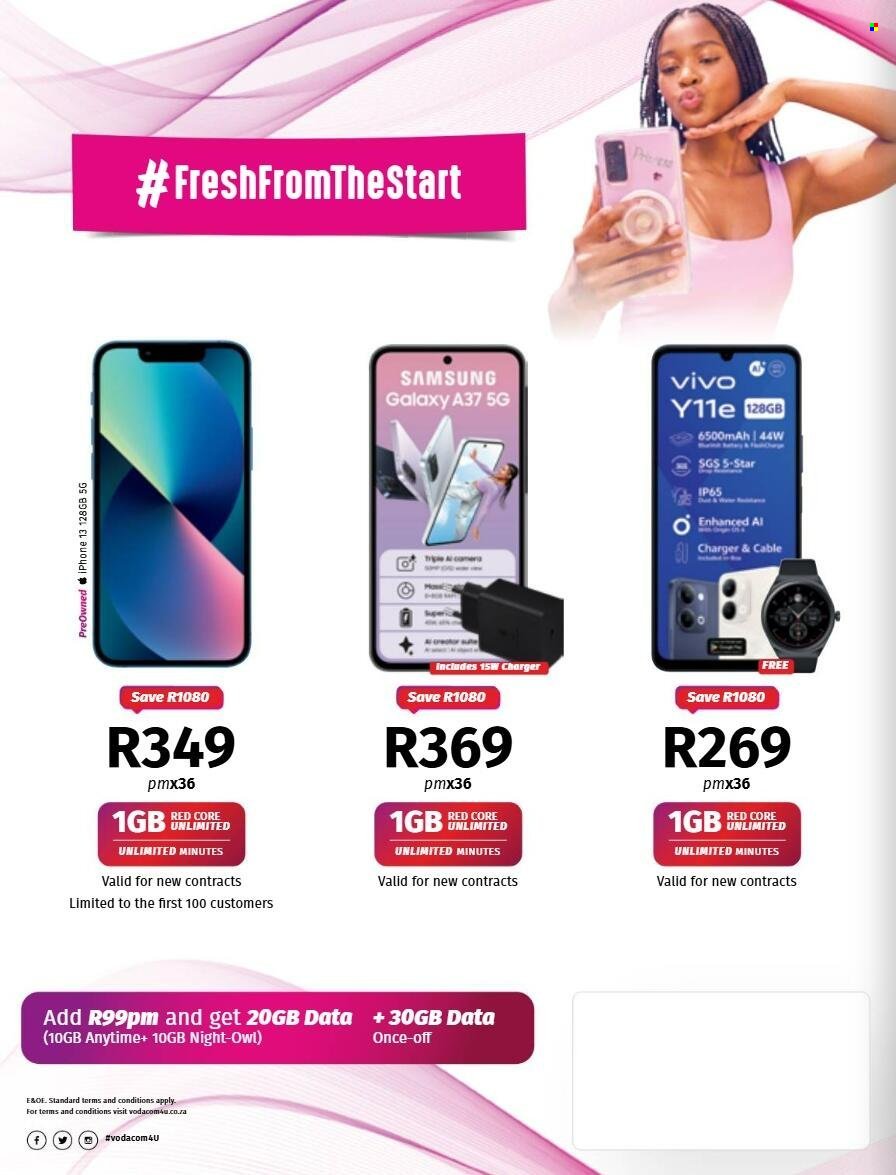 VODACOM specials - From Tuesday 8 Sept 2026