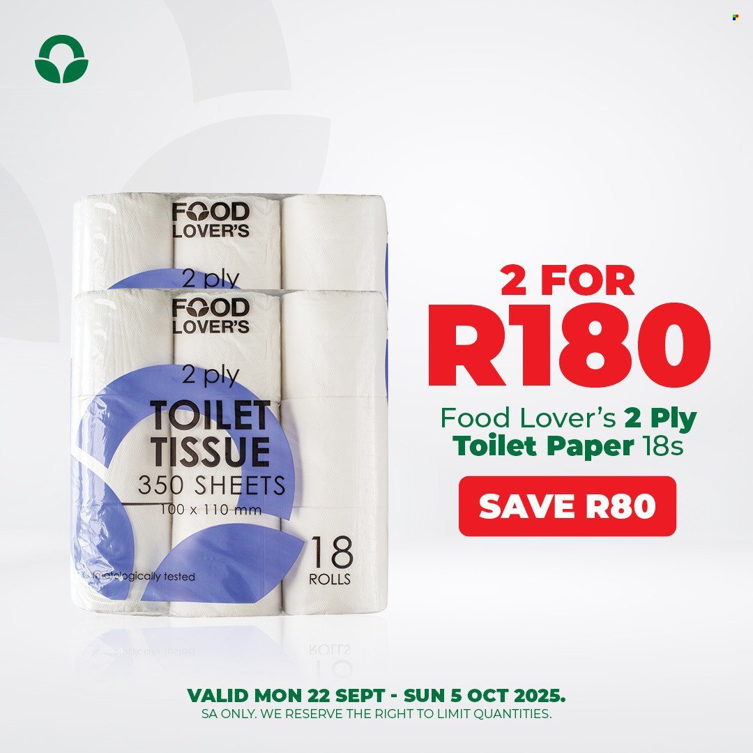 FOOD LOVER'S MARKET specials - From Monday 22 Sept 2025 (2025-09-22 - 2025-10-05) | 9