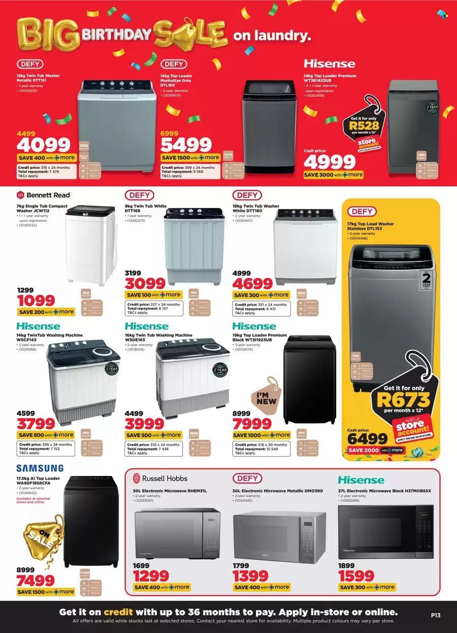 HIFI CORP specials - From Wednesday 30 Sept 2026