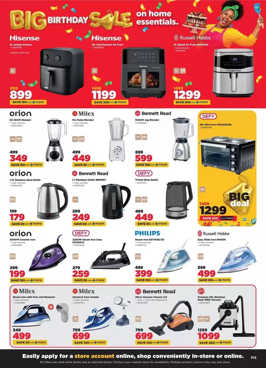 HIFI CORP specials - From Wednesday 30 Sept 2026