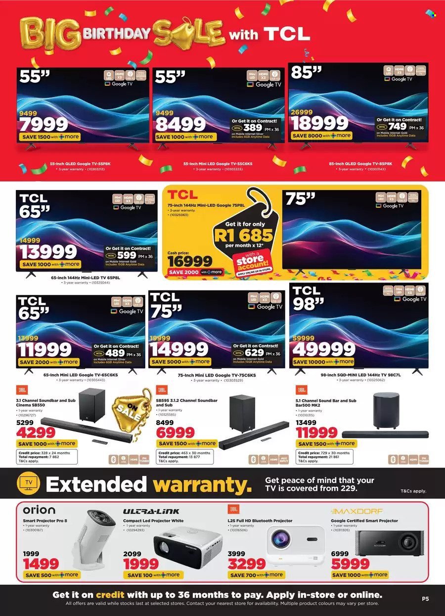 HIFI CORP specials - From Wednesday 30 Sept 2026