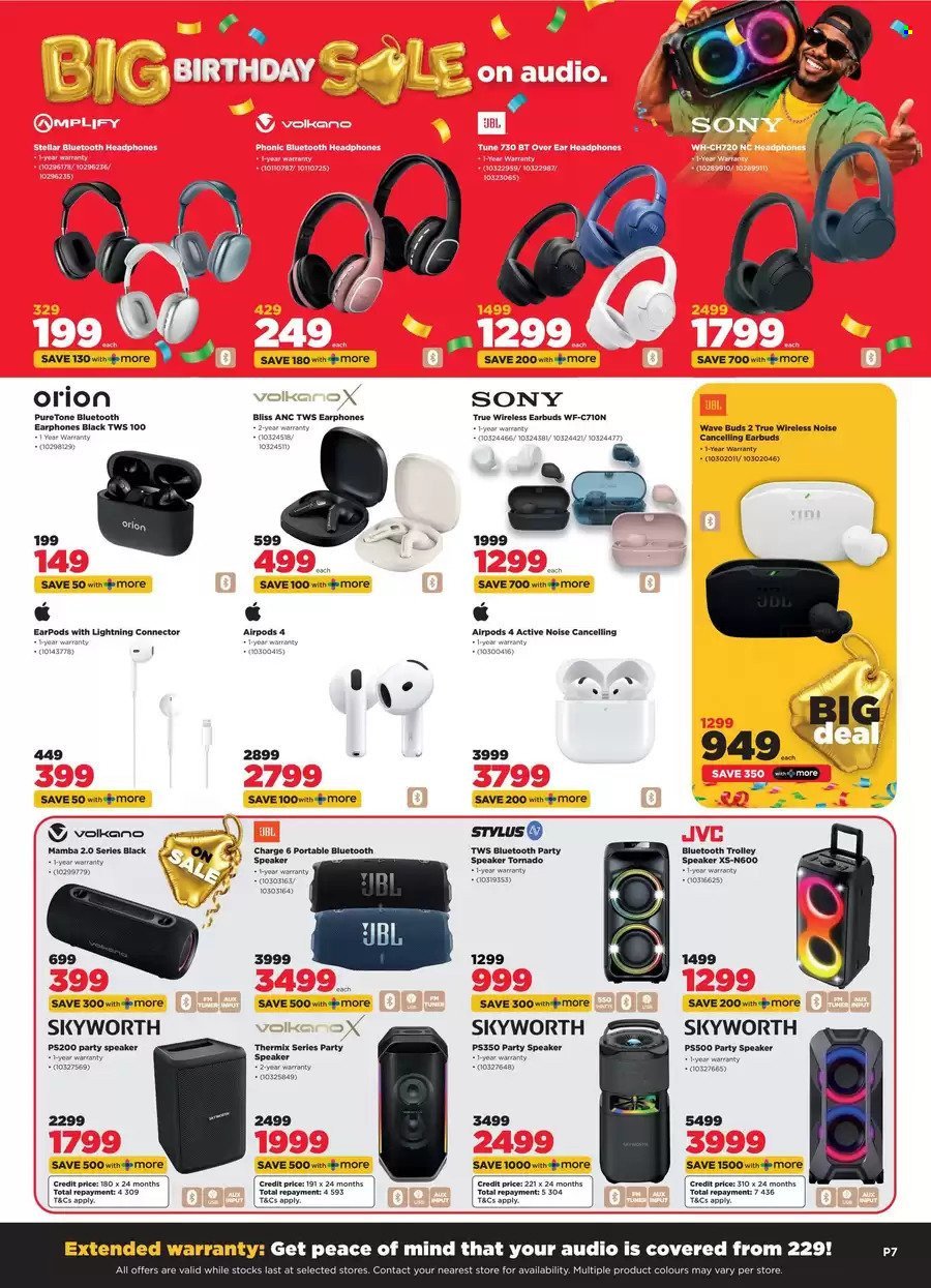 HIFI CORP specials - From Wednesday 30 Sept 2026
