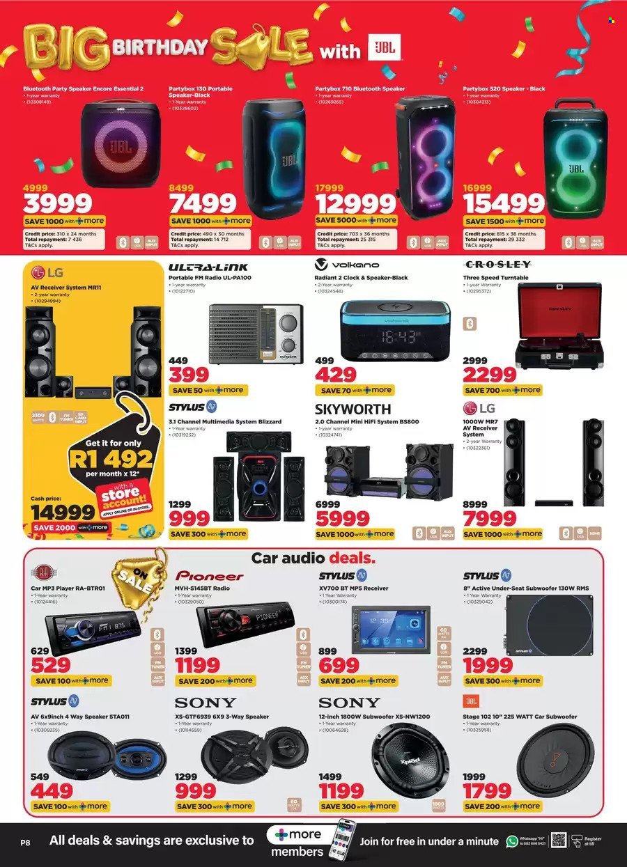 HIFI CORP specials - From Wednesday 30 Sept 2026
