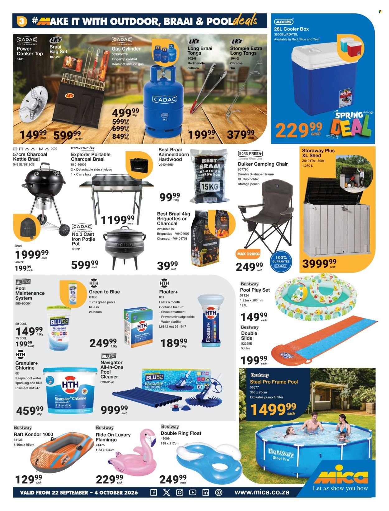 MICA specials - From Tuesday 22 Sept 2026