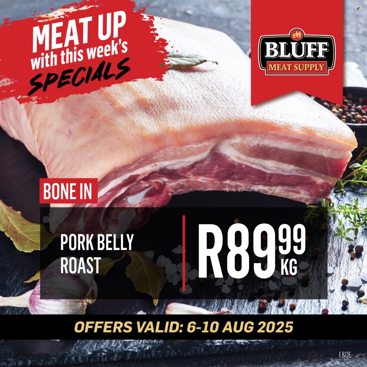 BLUFF MEAT SUPPLY specials - From Wednesday 6 Aug 2025 (2025-08-06 - 2025-08-10) | 6