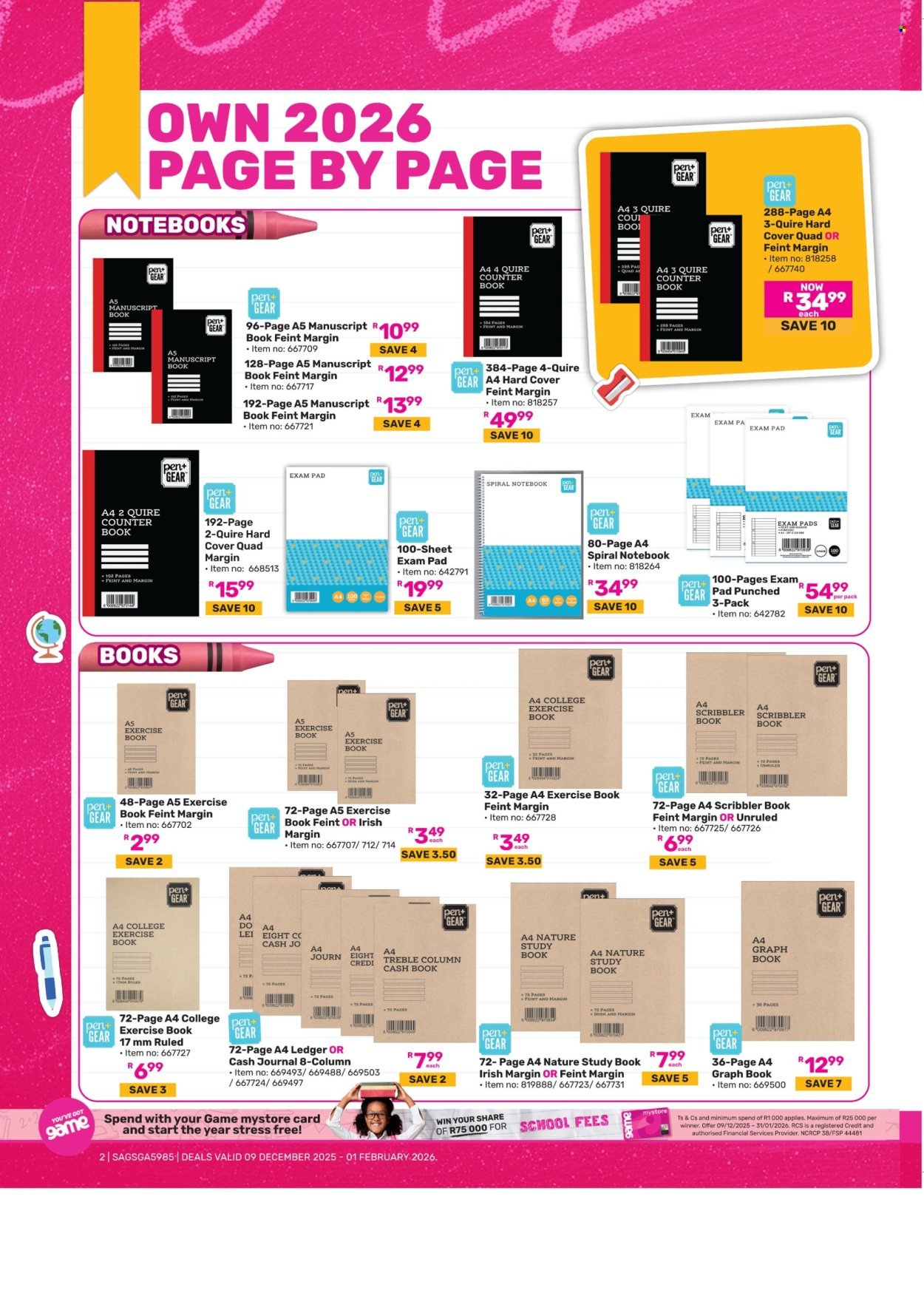 GAME specials - Back To School (2025-12-09 - 2026-02-01) | 2